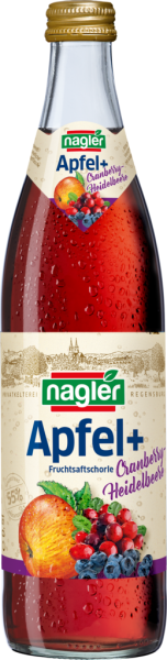 Nagler Apfel+ Cranberry-Heidelbeerschorle