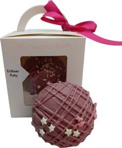 Steffis Zuckerspiel Hot Chocolate Bomb - Erdbeer-Ruby