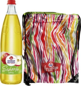 Franken Brunnen Apfelschorle + Turnbeutel