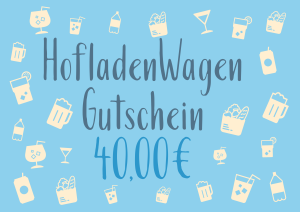 Geschenkgutschein - 40 EUR