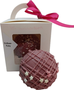 Steffis Zuckerspiel Hot Chocolate Bomb - Erdbeer-Ruby