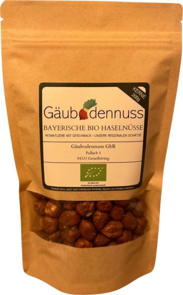 Gäubodennuss bayerische bio Haselnusskerne