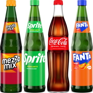 Coca-Cola, Mezzo Mix, Fanta, Sprite - Der Mischkasten