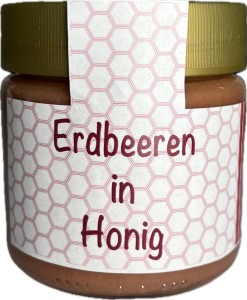 Bienenwachswerkstatt - Erdbeeren in Honig