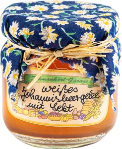 Schmankerl-Garage Weißes Johannisbeergelee mit Sekt