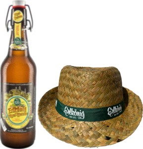 Erlkönig Bügel-Weisse Hell + gratis Strohhut