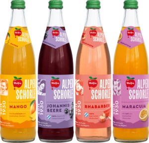 Wolfra Alpenschorlen Mischkasten