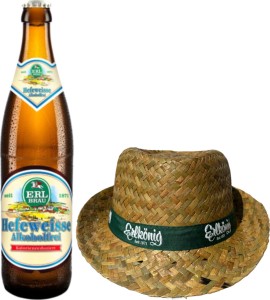 Erl Hefeweisse alkoholfrei + gratis Strohhut