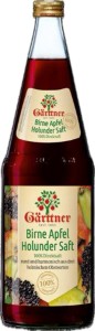 Gärttner Birne Apfel Holunder Saft