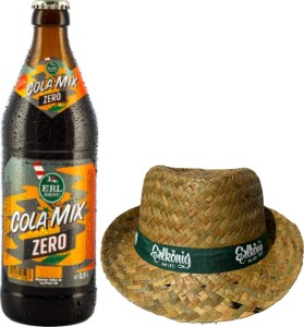 Erl Cola-Mix Zero + gratis Strohhut