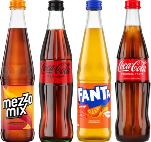 Coca-Cola, Mezzo Mix, Fanta - Der Schraubverschluss Mischkasten